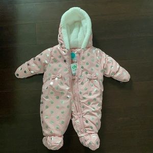 COPY - Carter’s baby girl 0-3 months snow suit pram brand new with tags